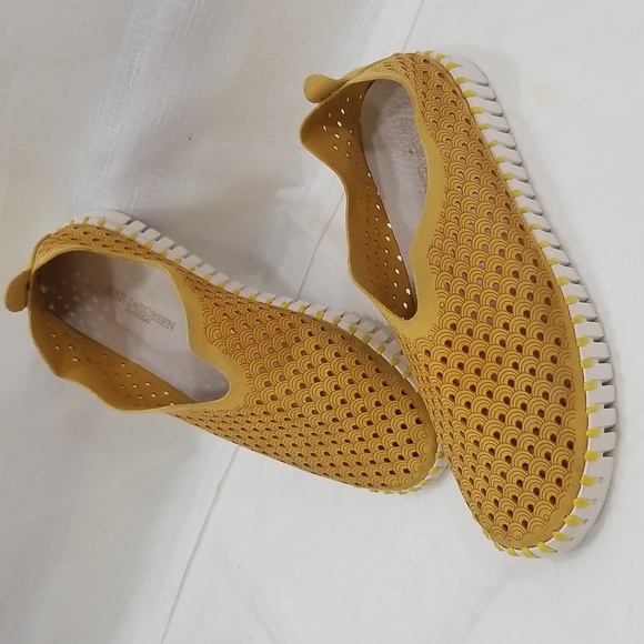 Ilse Jacobsen Golden Rod Perforated Tulip Slip-On Sneakers EU size 37 - Picture 5 of 10
